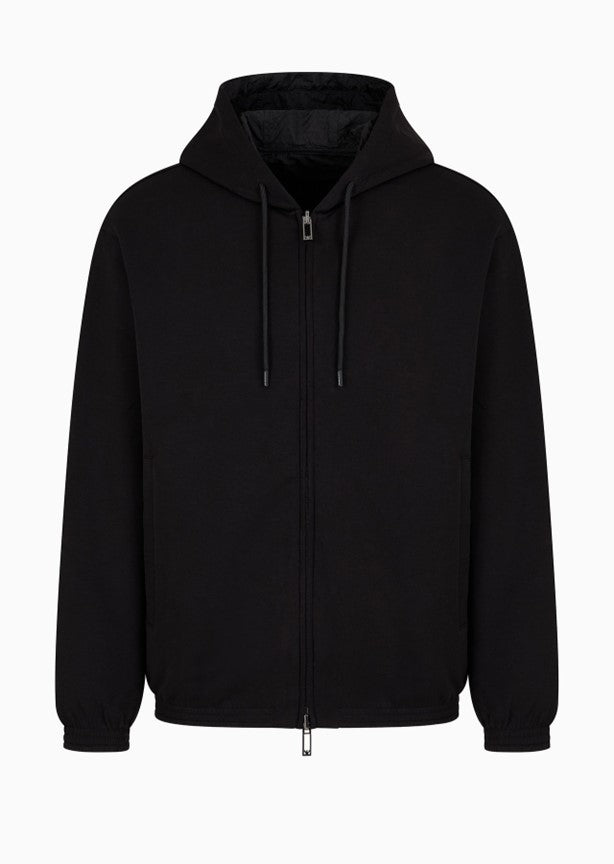 Emporio Armani Men s Reversible Zip Up Hoodie Opulence Clothing