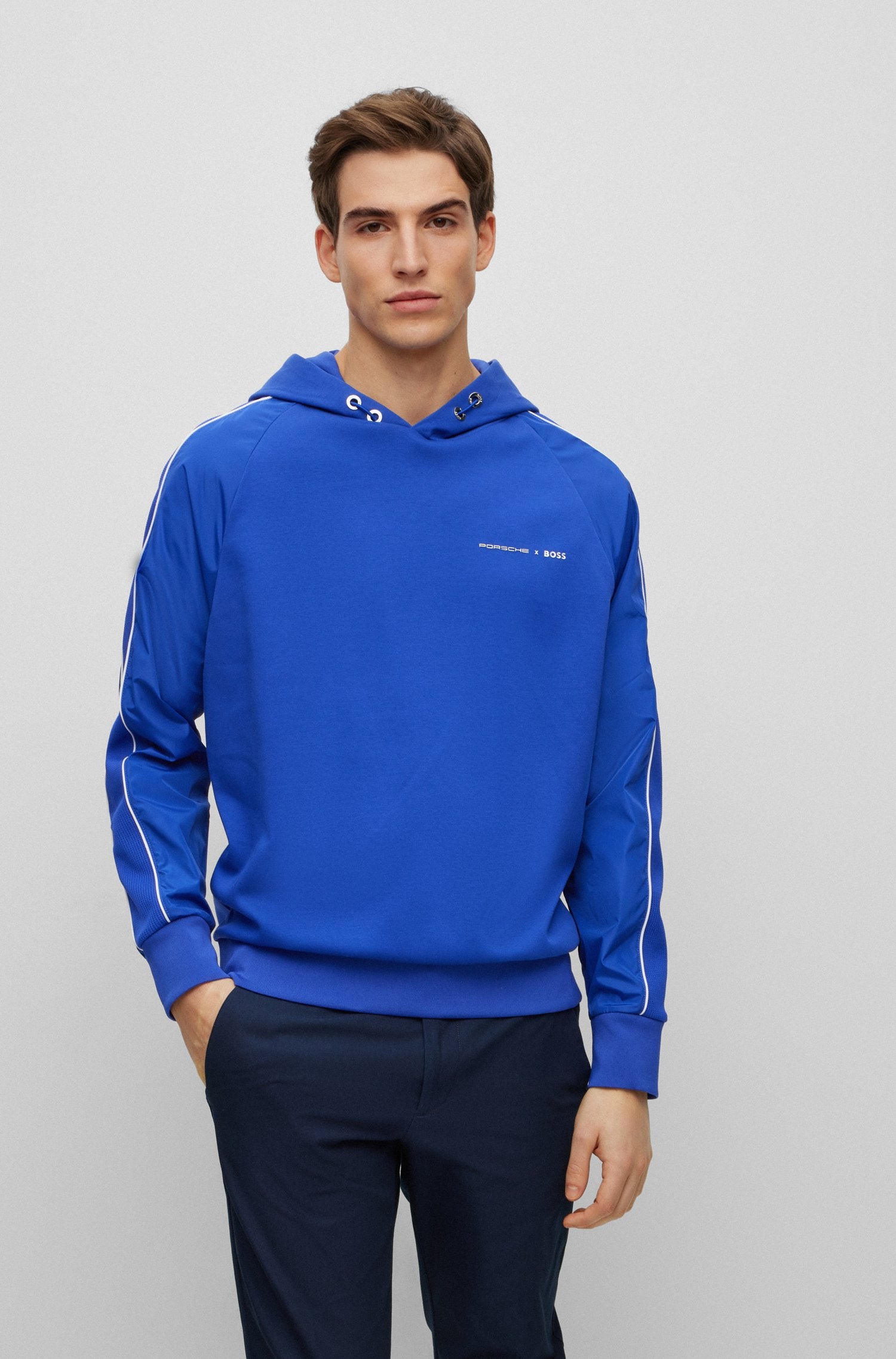 Adidas eqt blue hot sale outline hoodie