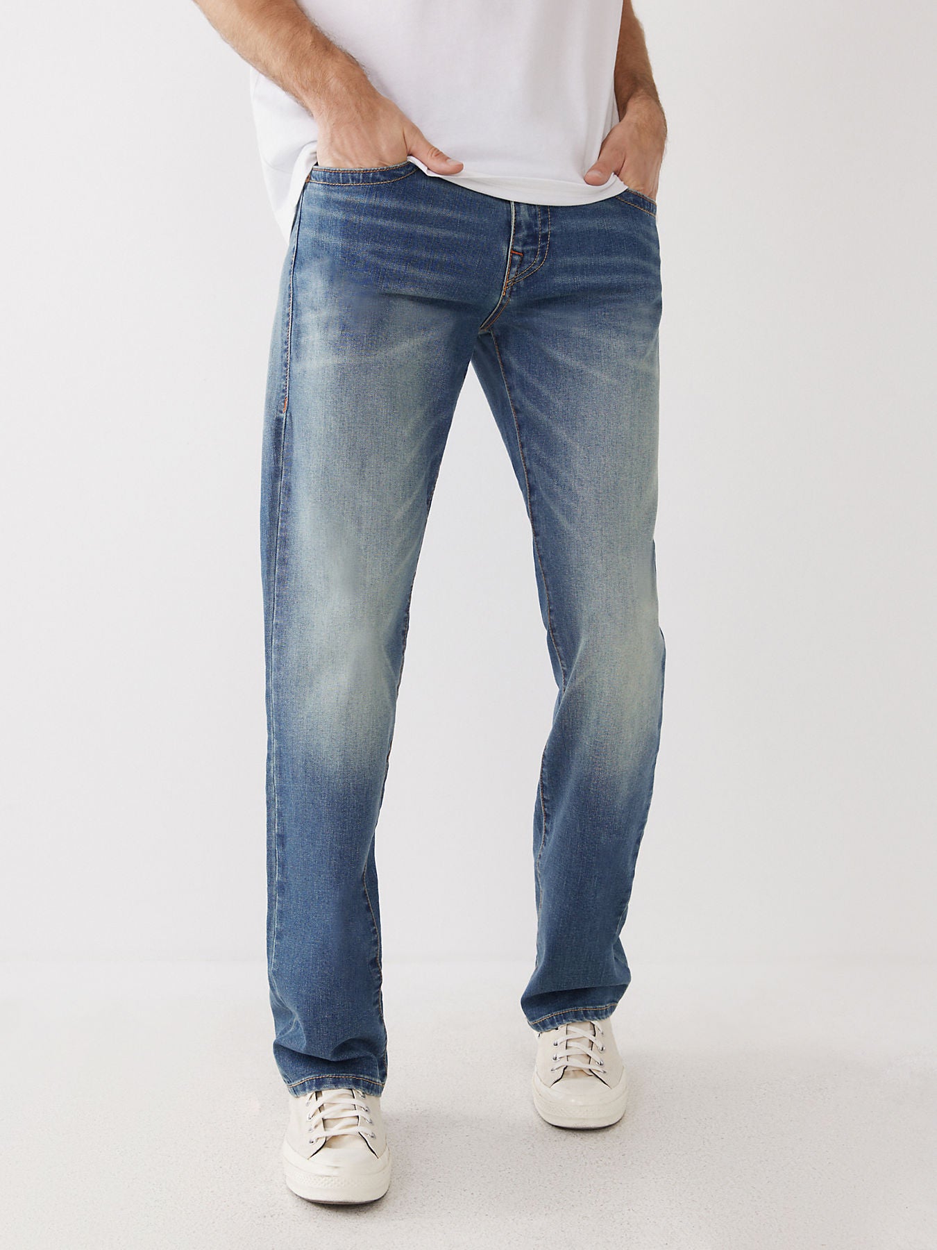 True religion ricky relaxed best sale straight jeans