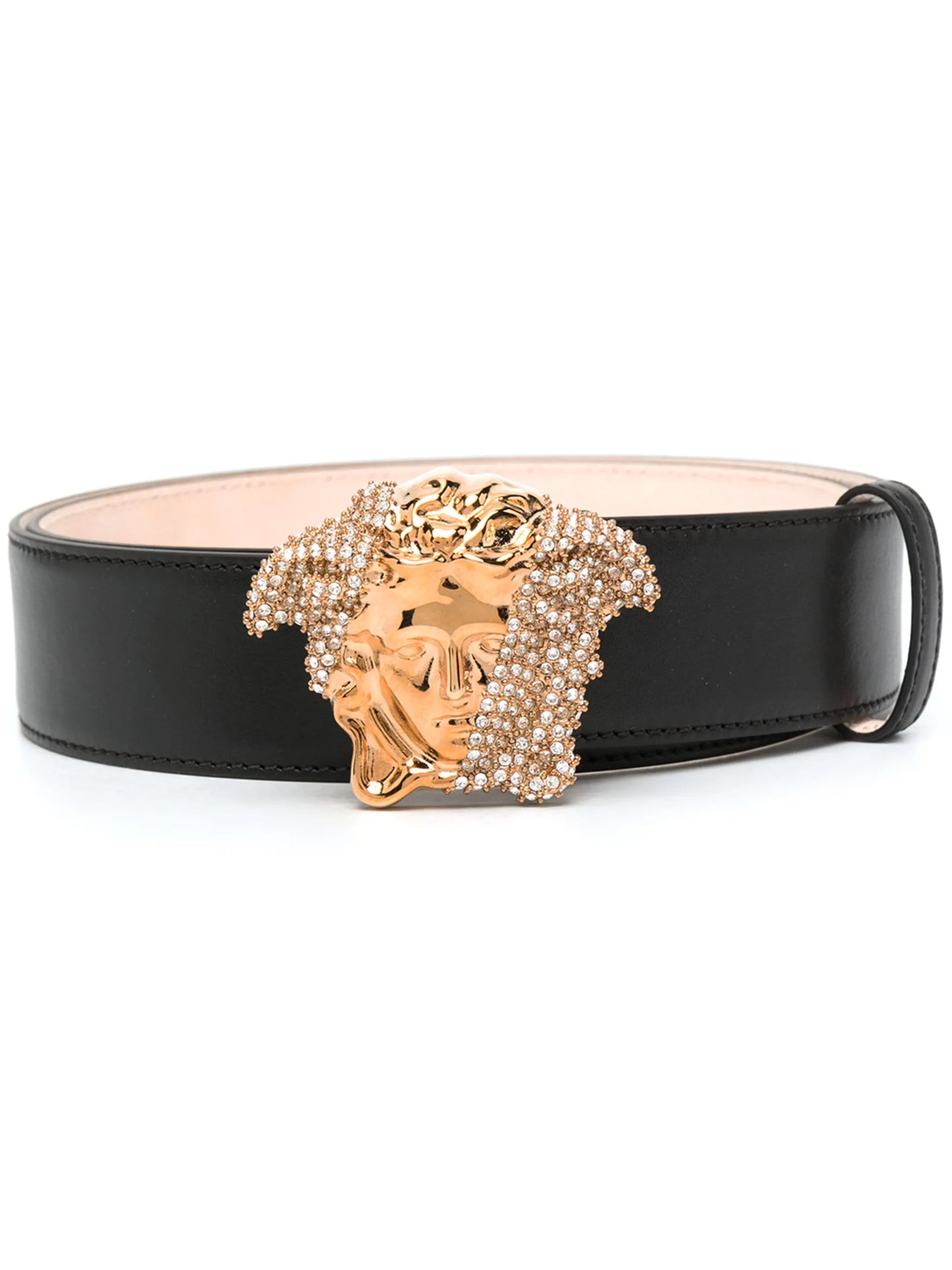 Versace La Medusa Leather Men's Belt