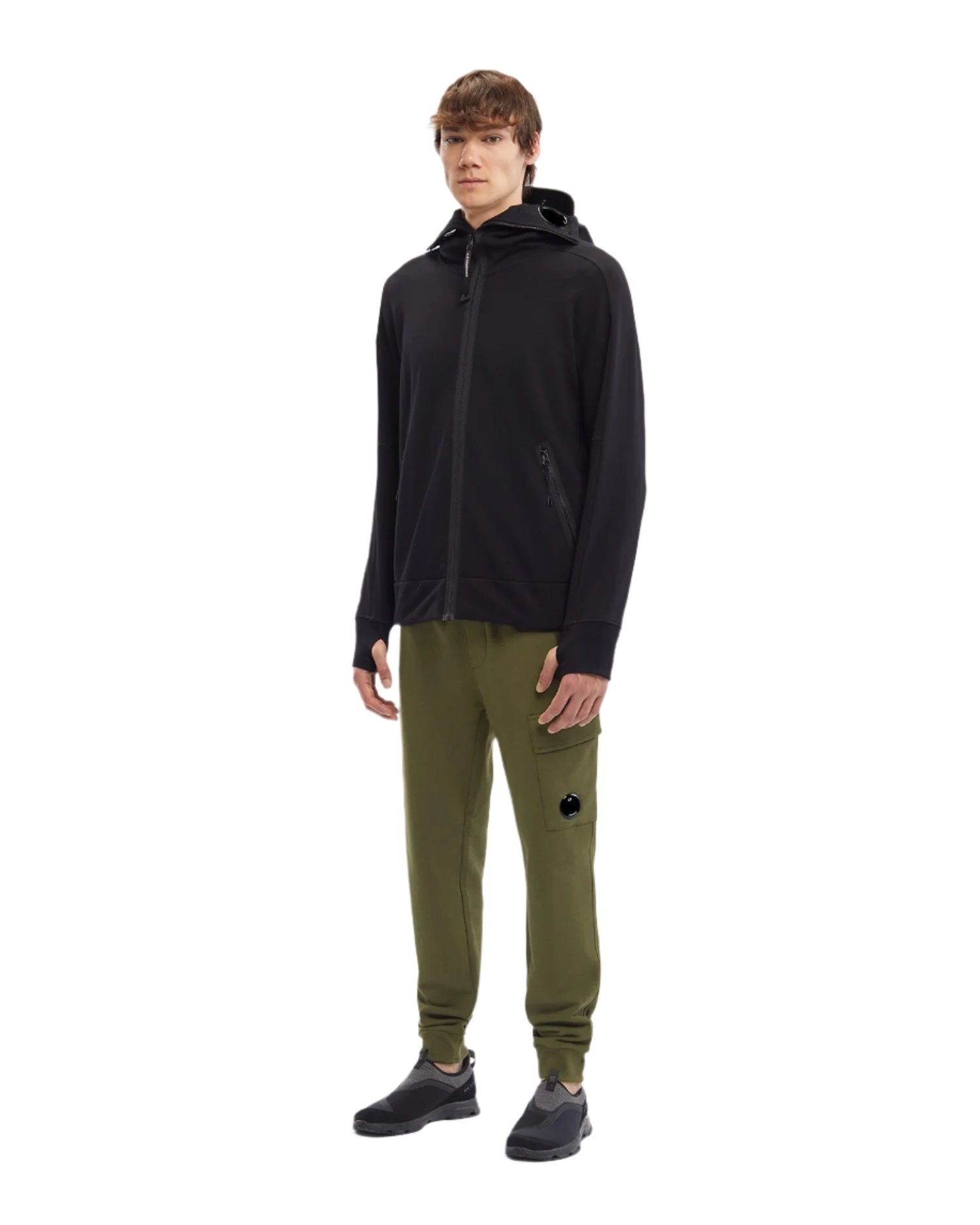 C.P Company Men's Zip-Up Hoodie with Goggles