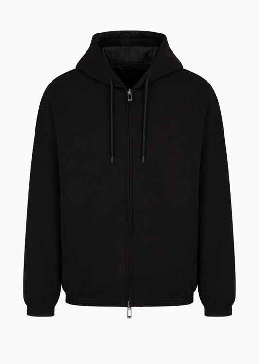 Emporio Armani Men's Reversible Zip-Up Hoodie