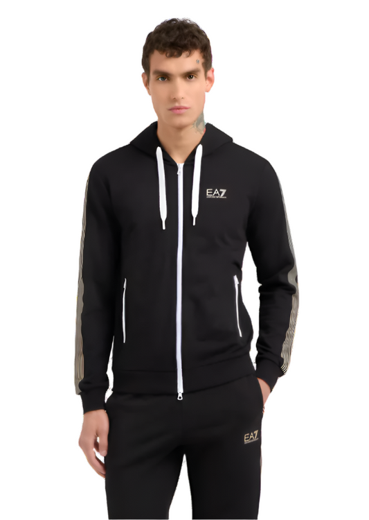 EA7 Men's Zip-Up Hoodie