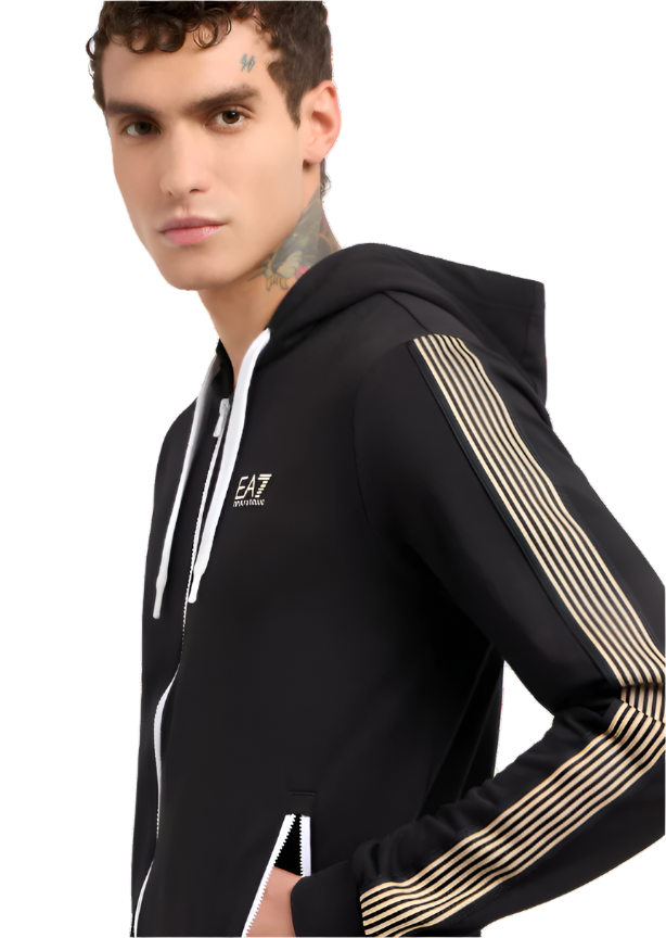 EA7 Men's Zip-Up Hoodie