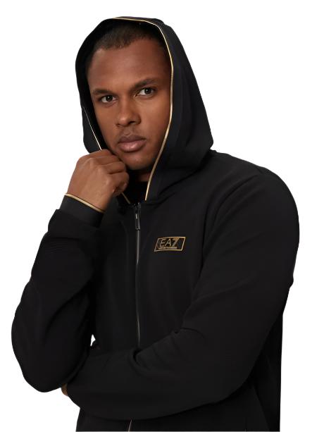 EA7 Men's Zip-Up Hoodie