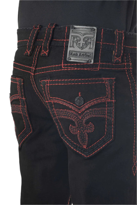 Rock Revival Men's Straight Fit Jeans 32"