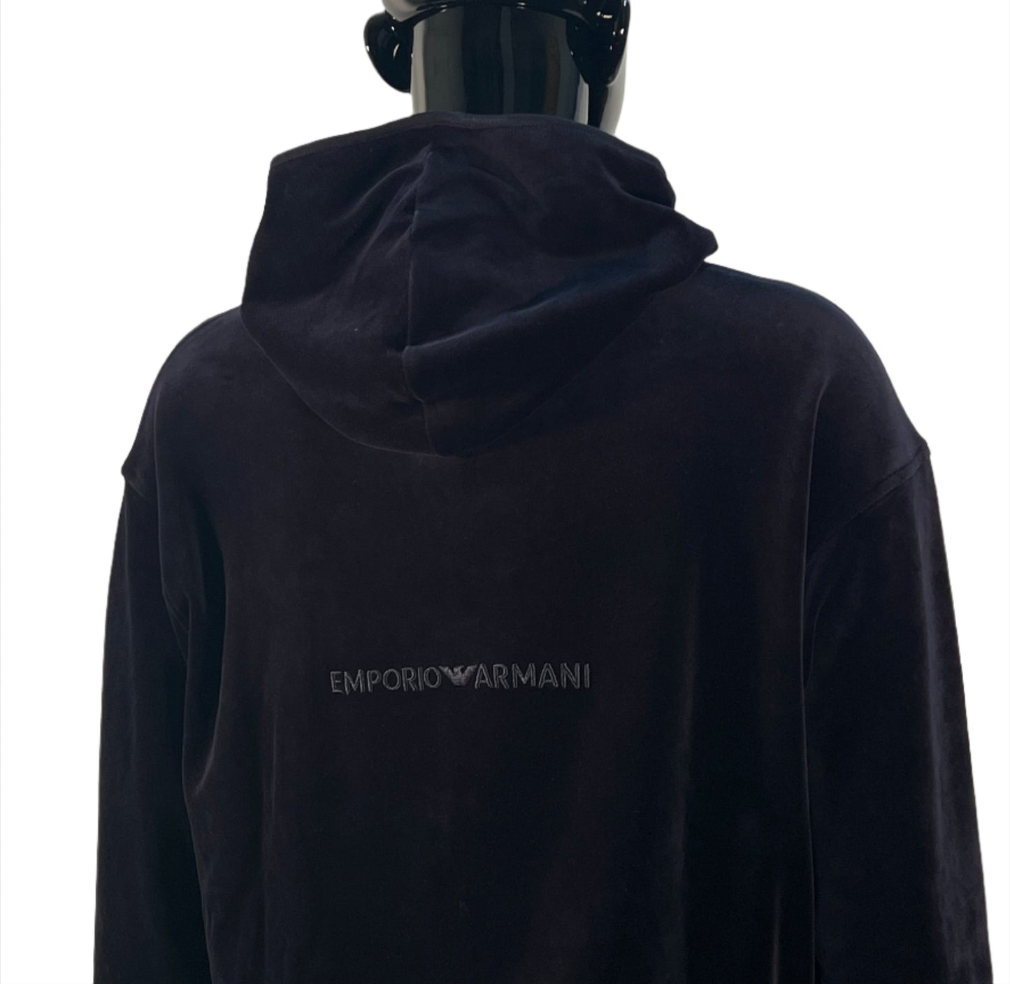 Emporio Armani Men's Velour Hoodie