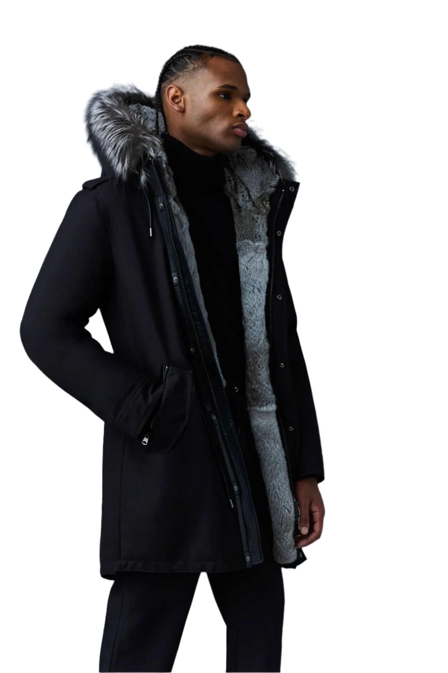 Mackage Men's Rabbit Fur-Lined Parka