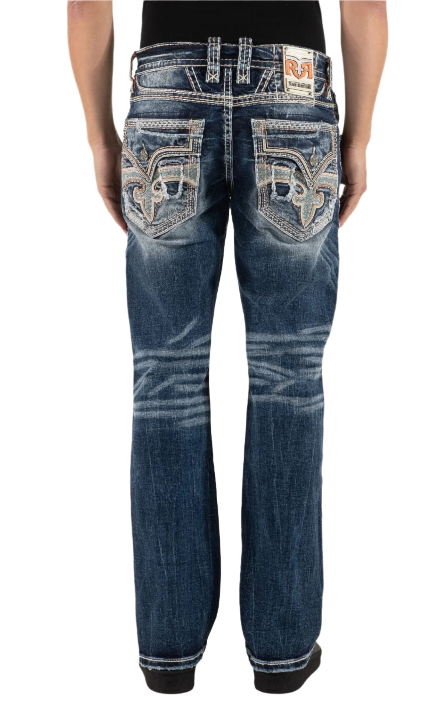 Rock Revival Men's Bootcut Jeans 32"