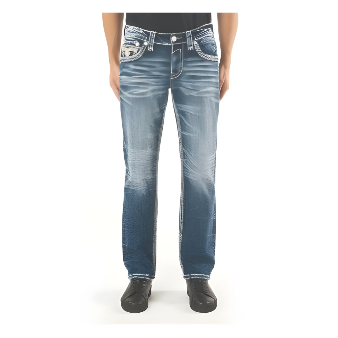 Rock Revival Men's Straight Jeans 32"