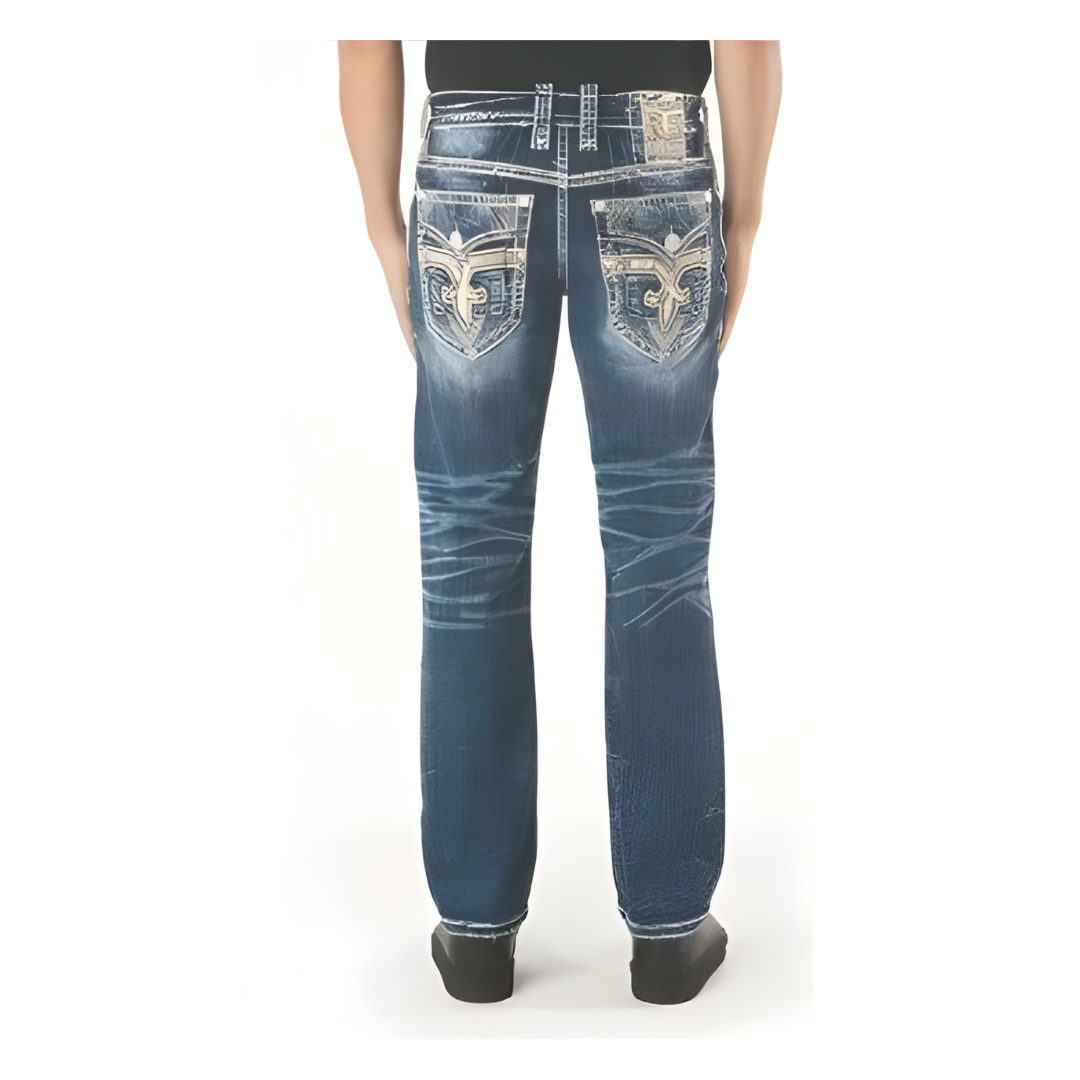 Rock Revival Men's Straight Jeans 34"