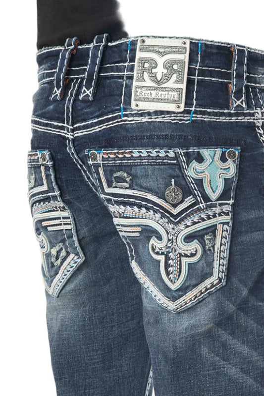 Rock Revival Men's Straight Jeans 32"