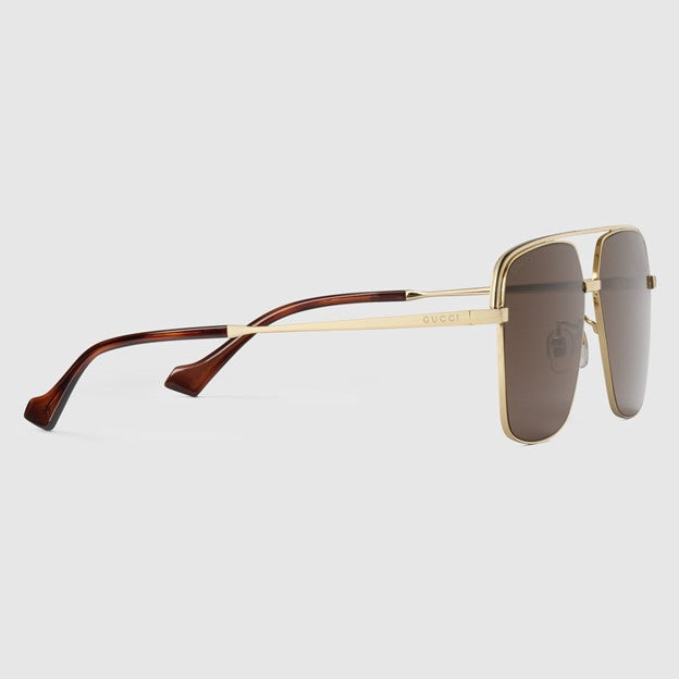 Gucci sunglasses gold sides online