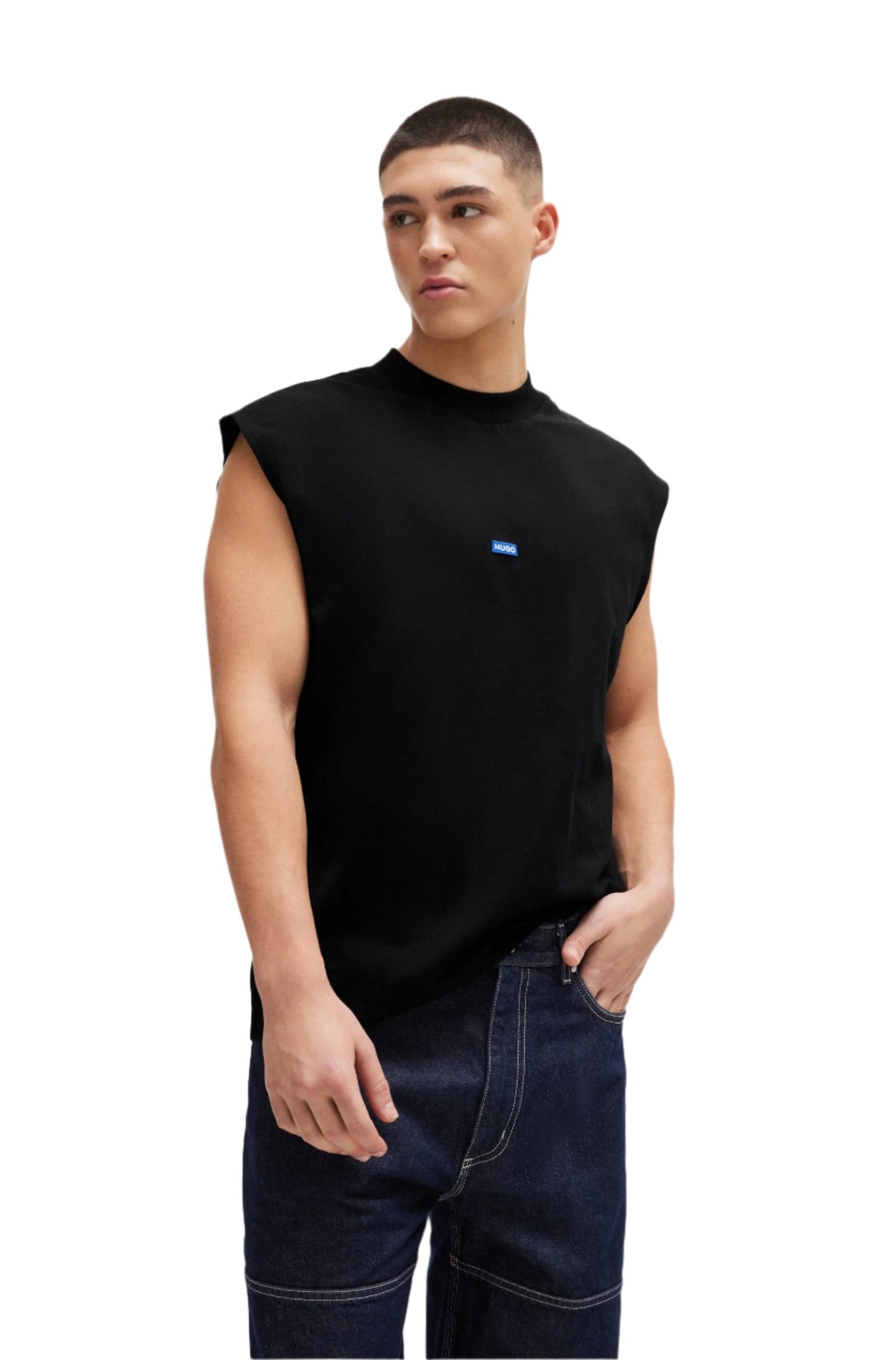 Hugo Blue Men's Sleeveless T-Shirt