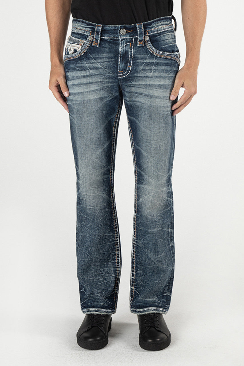 Mens rock revival jeans clearance clearance