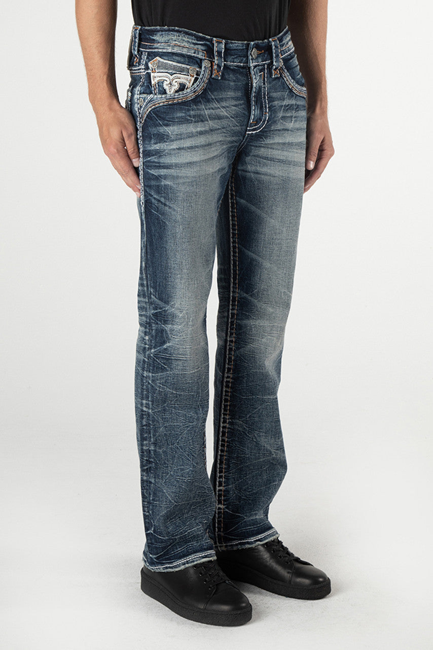 Rock revival bootcut jeans on sale mens